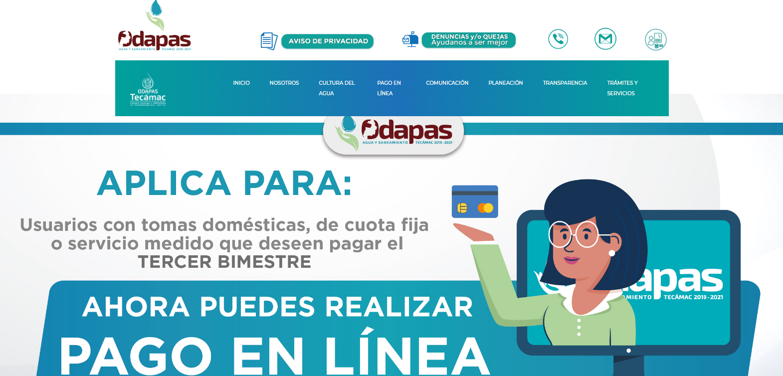 Cómo Pago En Línea Odapas Tecámac